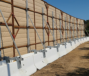 K-Rail Mounted Sound Walls Noise Control Products