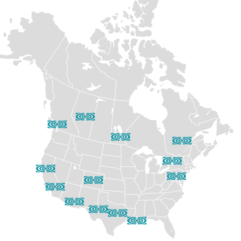 ENC static locations map